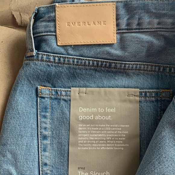 NWT Everlane Slouch Bootcut Jean Sunkissed Breeze Size 29 - Picture 5 of 8